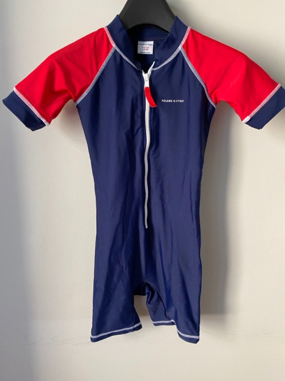 Polarn O. Pyret Rashguard one piece swimsuit Navy 4-6 Years